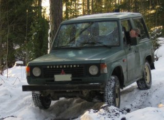 Pajero hetkeä ennen myyntiä